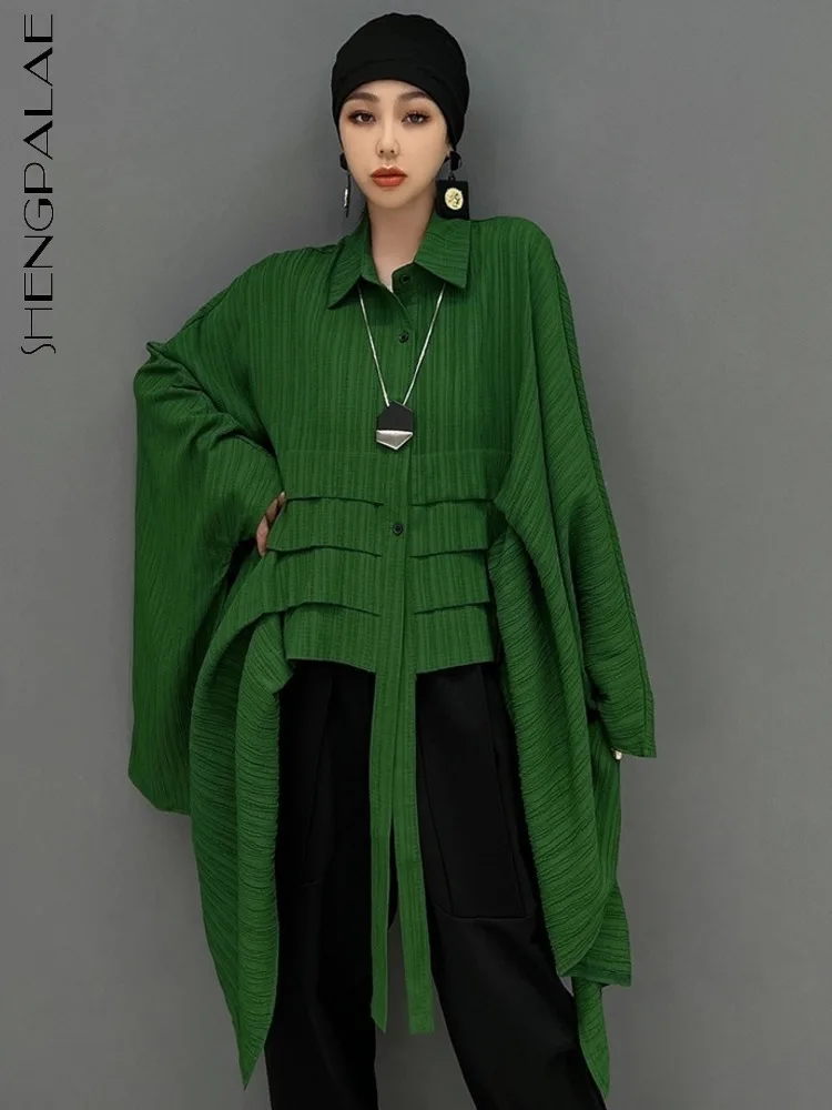 SHENGPALAE Vroče Prodaje korejski Moda Batwing Sleeve Majica Ženske Lepe Svoboden Nezakonitih Bluzo 2023 Pomlad Poletje Oblačila R1728