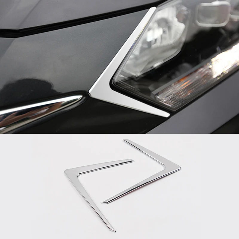 Za Honda SSF HR-V LETU 2014 2015 2016 2017 ABS Avto Oprema Žarometi Trim Obsega Dekorativne Vodja svetlobe Trikotnik Okvirja